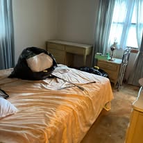 Bedroom and home office — cleanout photo