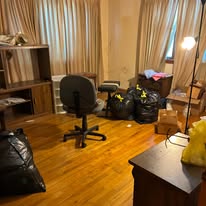 Bedroom and home office — cleanout photo