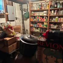 Pantry and detached garage — cleanout photo