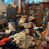 Large home, heavy accumulation — cleanout photo