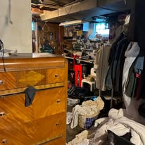 Large home, heavy accumulation — cleanout photo