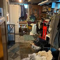 Large home, heavy accumulation — cleanout photo