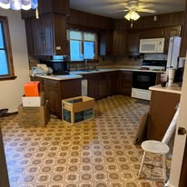 Kitchen and bedrooms, full clearout — cleanout photo