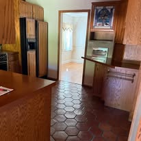 Log home — cleanout photo