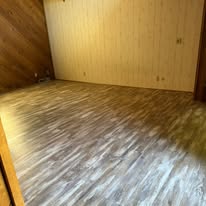 Log home — cleanout photo