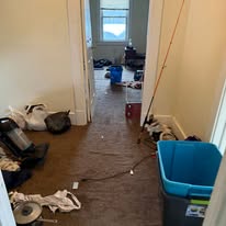 Upstairs apartment turnover — cleanout photo