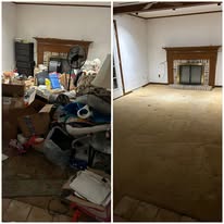 Before and after cleanout