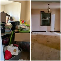 Before and after cleanout