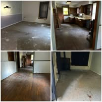Before and after cleanout