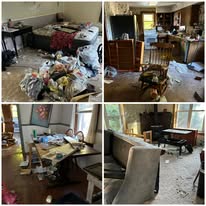 Before and after cleanout