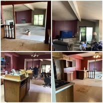 Before and after cleanout